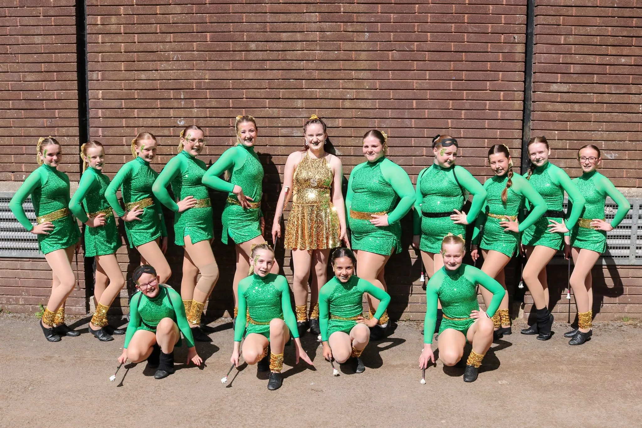 Diamond Twirlers Juniors section
