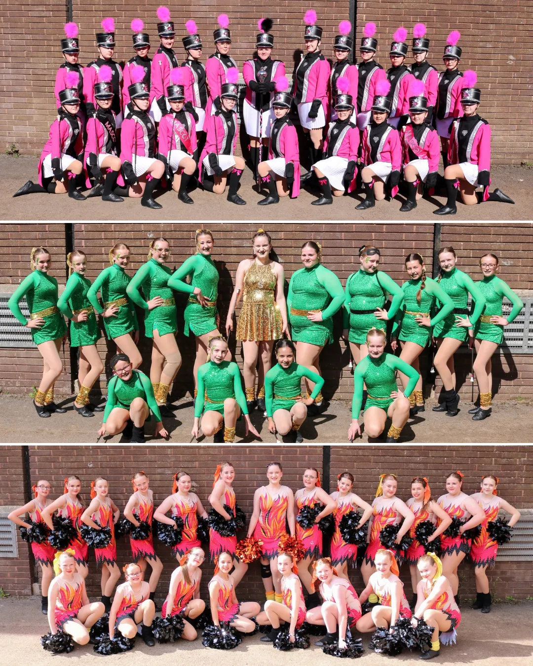 Diamond Twirlers Juniors squad